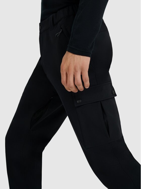 4F 4F Outdoorové nohavice 4FRAW25TFTRM1251-20S Čierna Regular Fit