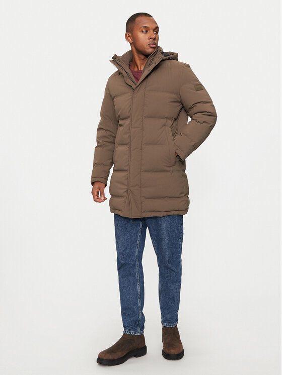 Hechter Paris Hechter Paris Vatovaná bunda 45017 142205 Khaki Regular Fit