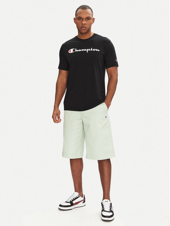 Champion Champion Szorty sportowe 220765 Zielony Standard Fit