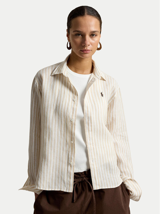 Polo Ralph Lauren Polo Ralph Lauren Koszula 211935130504 Beżowy jasny Relaxed Fit