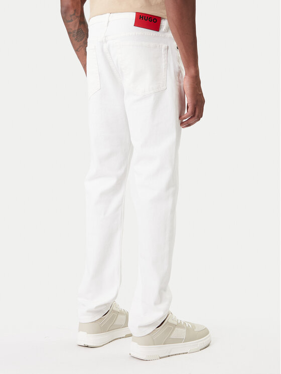 HUGO HUGO Джинси 50556632 Білий Regular Fit