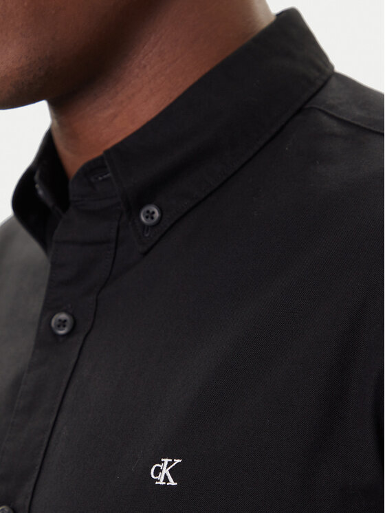 Calvin Klein Jeans Calvin Klein Jeans Hemd Oxford Classic LV140EM125 Schwarz Regular Fit
