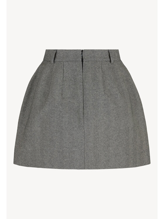 BIZUU BIZUU Spódnica mini BREDA Szary Standard Fit