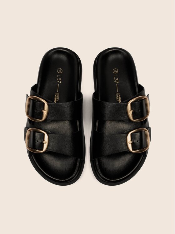 L37 L37 Ciabatte SUMMER SOOTHE Nero