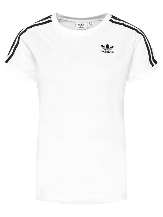 adidas adidas T-särk adicolor Classics 3-Stripes GN2913 Valge Regular Fit