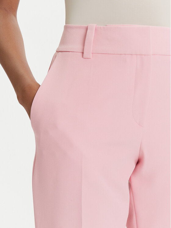 HUGO HUGO Szövet nadrág Hedima-1 50544742 Rózsaszín Slim Fit