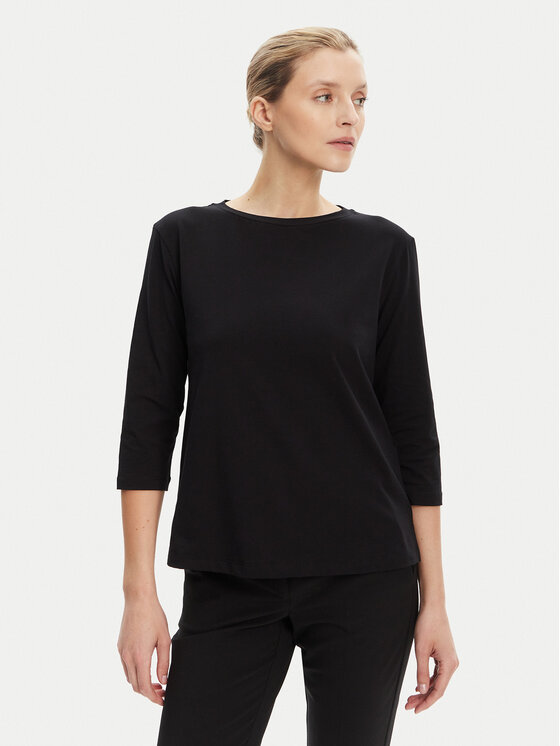 Weekend Max Mara Weekend Max Mara Blusa Multia 2525946031 Nero Regular Fit