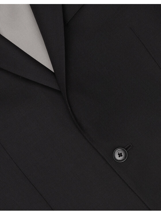 Borgio Borgio Marynarka martello Czarny Slim Fit