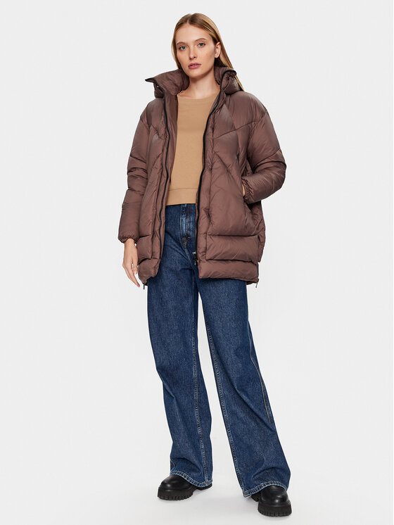 Canadian Classics Canadian Classics Télikabát Eugenie CN.G220410W Barna Relaxed Fit
