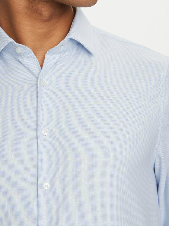 Calvin Klein Calvin Klein Särk K10K114302 Sinine Slim Fit