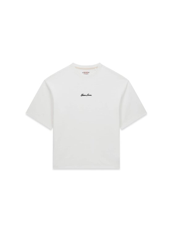 Guess Jeans Guess Jeans T-Shirt 180379 Bílá Classic Fit