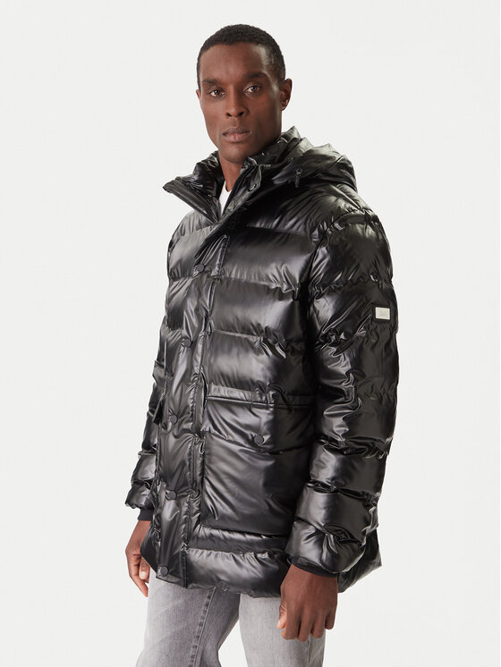 KARL LAGERFELD KARL LAGERFELD Zimní bunda 505036 554595 Černá Regular Fit