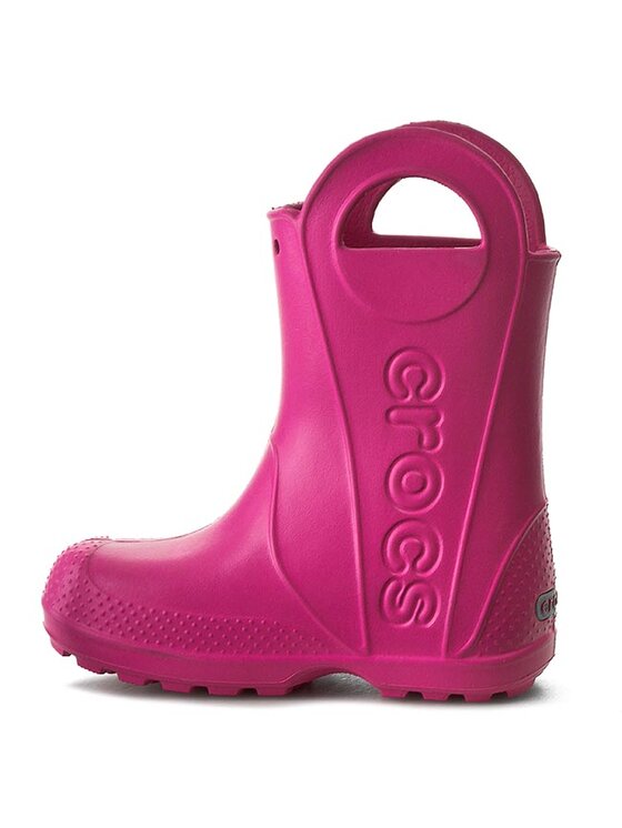 Crocs Crocs Guminiai batai Handle It Rain Boot Kids 12803 Rožinė