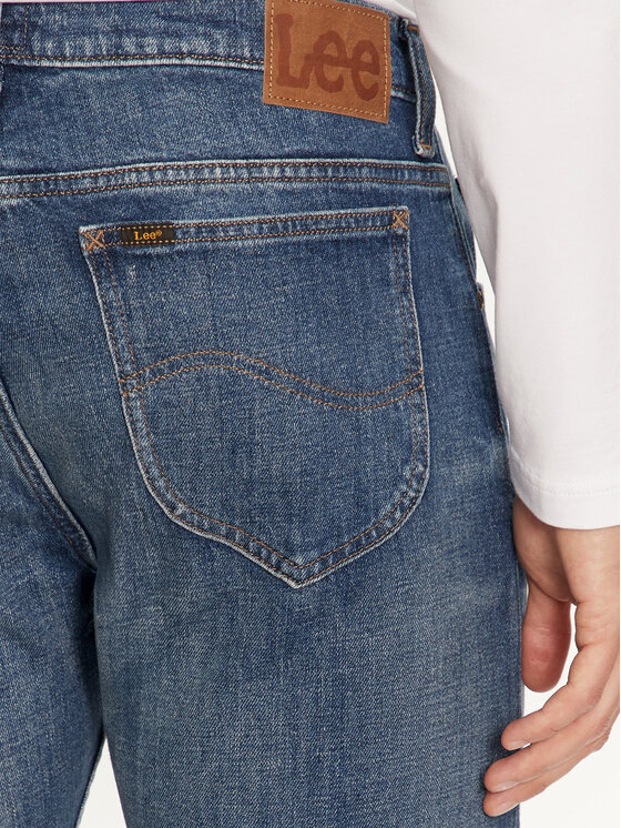 Lee Lee Jeansy Rider 112359539 Niebieski Straight Fit
