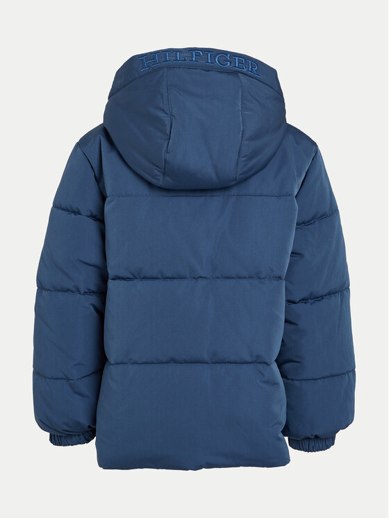 Tommy Hilfiger Tommy Hilfiger Зимно яке Monotype KB0KB09092 Син Regular Fit