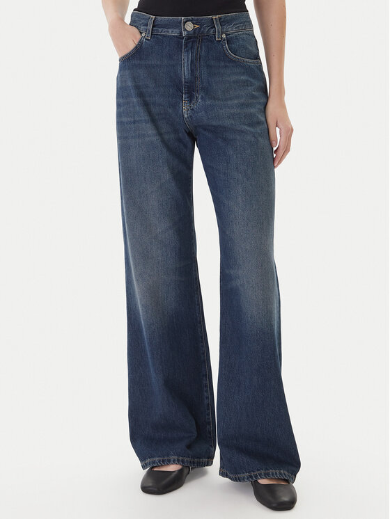 PINKO PINKO Jeansy Wanda 101733 A2RQ Tmavomodrá Regular Fit