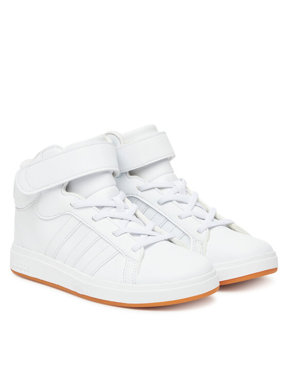 adidas adidas Sneakersy Grand Court Mid K JR0803 Biały