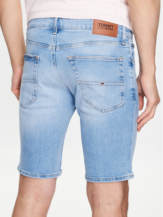 Tommy Jeans Tommy Jeans Džinsa bikses Scanton DM0DM16151 Zils Slim Fit