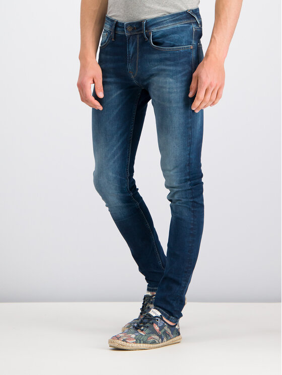 Pepe Jeans Pepe Jeans Skinny Fit Farmer Finsbury PM200338 Sötétkék Skinny Fit