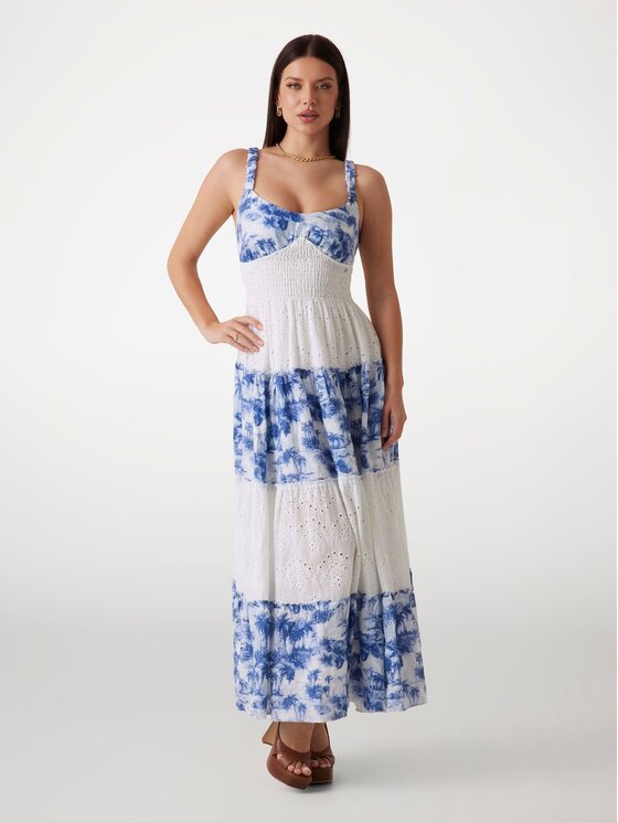 Guess Guess Sukienka codzienna 168083 Niebieski