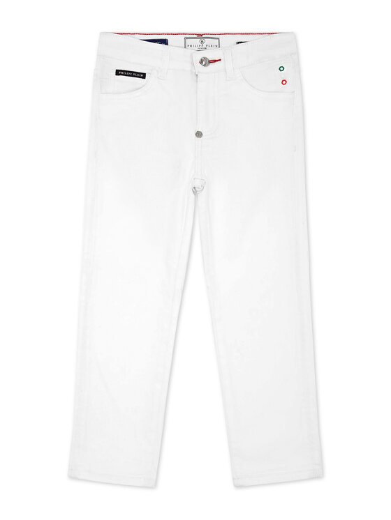 PHILIPP PLEIN PHILIPP PLEIN Jeansy 27771 Biały Comfort Fit