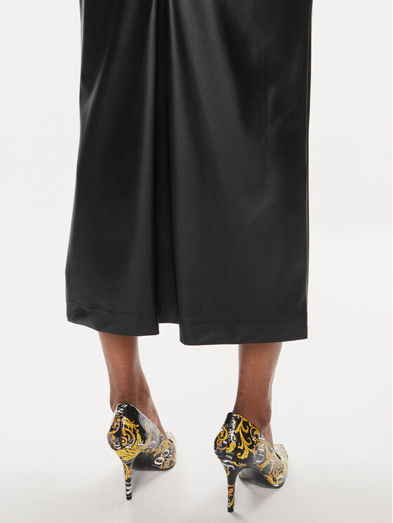 Versace Jeans Couture Versace Jeans Couture Midi sukně 76HAE800 Černá Slim Fit