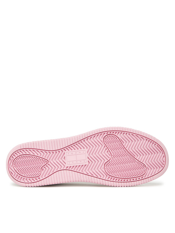 Tommy Jeans Tommy Jeans Снікерcи Tjw Retro Basket Washed Suede EN0EN02773 Білий