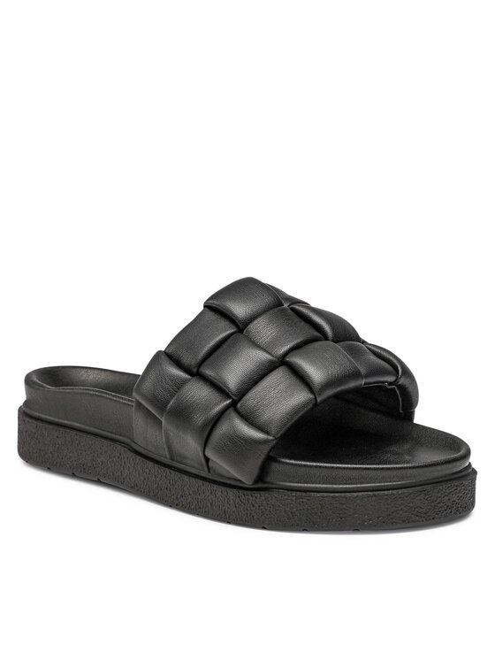 Inuikii Șlapi Braided 70104-020 Negru 70104-020 imagine noua