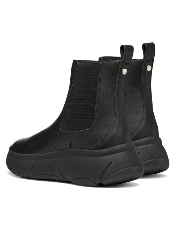 Geox Geox Gležnjarji Chelsea D Nebula 2.0 X D56NHB 00085 C9999 Črna