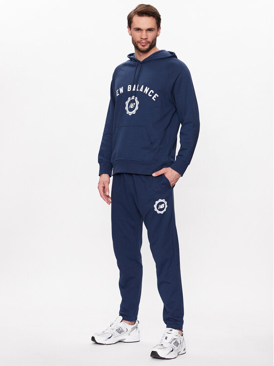 New Balance New Balance Melegítő alsó MP31902 Sötétkék Regular Fit