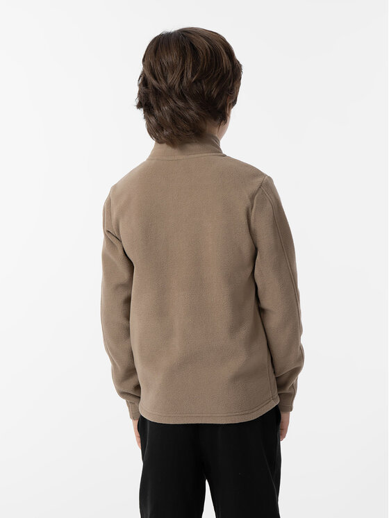 4F 4F Felpa di pile 4FJAW23TFLEM105 Beige Regular Fit
