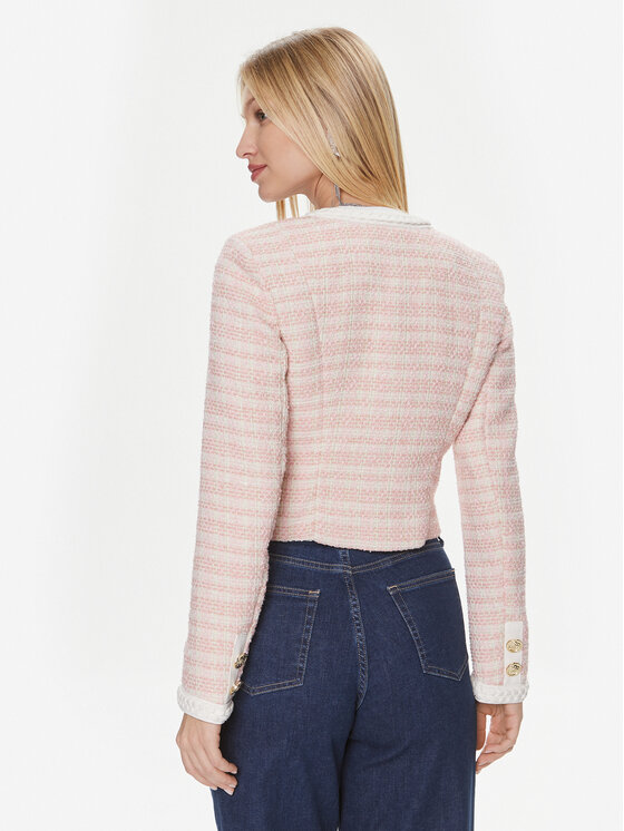 Guess Guess Sakoi Tosca Braid Boucle J W4RN38 WFWV2 Ružičasta Regular Fit