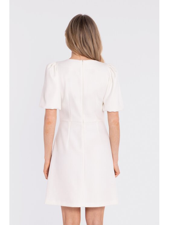 Stylove Stylove Abito da cocktail S431 Bianco A-Line Fit