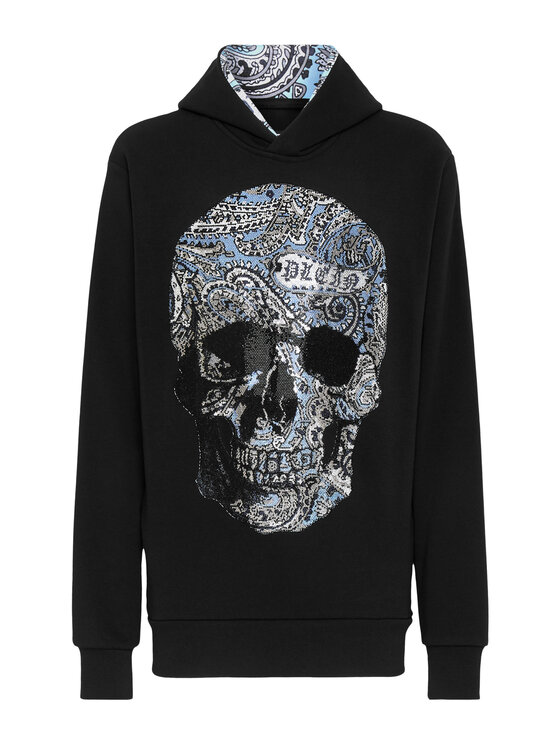PHILIPP PLEIN PHILIPP PLEIN Mikina 1869 Čierna Regular Fit