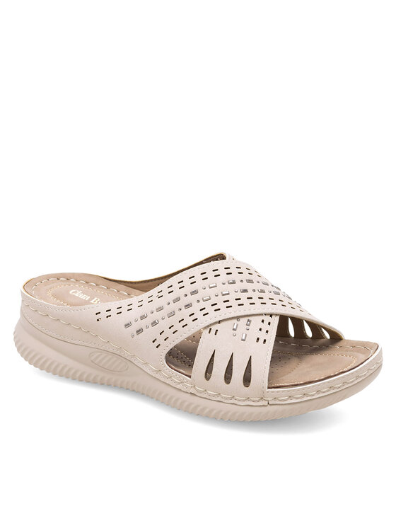 Clara Barson Clara Barson Pantoletten WYL05010-08 Beige