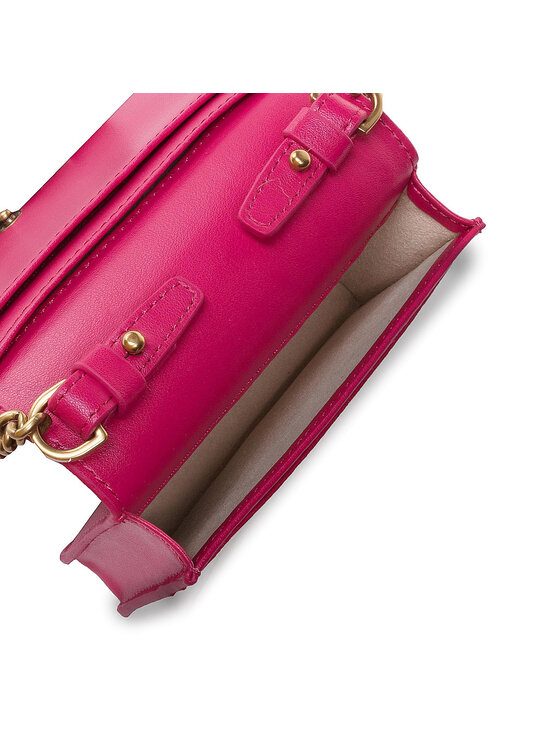 PINKO Pinko Soma Jolie Credit Card Holder Simply 2 PE 21 PLTT 1P225S Y6XT Rozā
