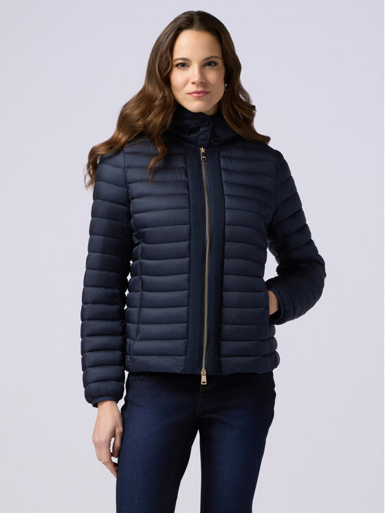 Oltre Oltre Giubbotto piumino F582R001388N034 Blu Slim Fit