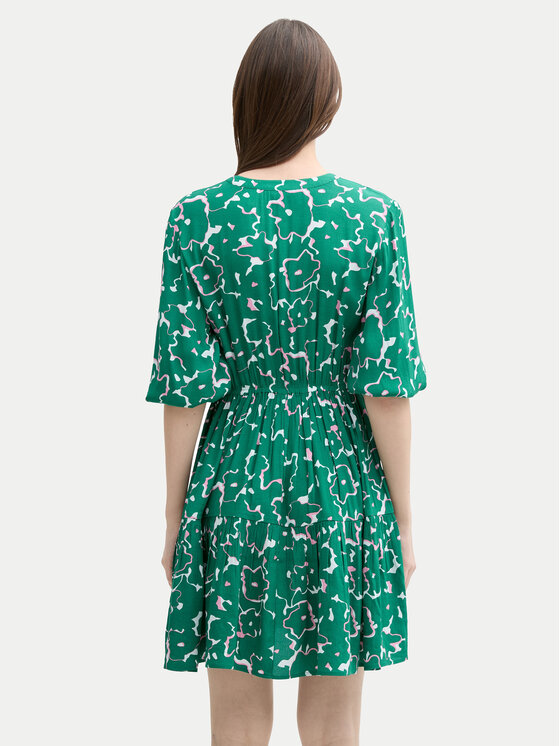 Tom Tailor Denim Tom Tailor Denim Rochie de zi 1045462 Verde Regular Fit