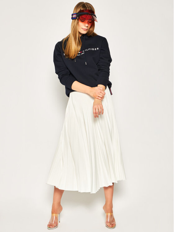 Tommy Hilfiger Tommy Hilfiger Μπλούζα Ess WW0WW26410 Σκούρο μπλε Regular Fit