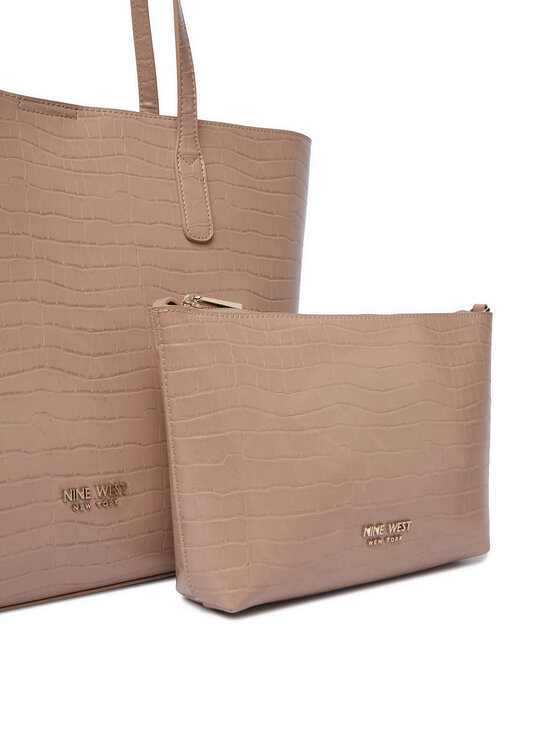 Nine West Nine West Дамска чанта CEO-GENTLE GLAM-LDA9920 Тъмнобежов