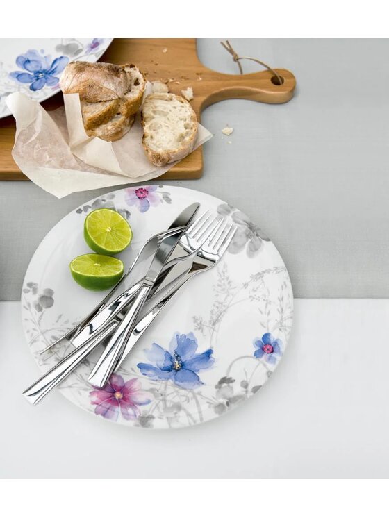 Villeroy & Boch Villeroy & Boch Talerz płaski Mariefleur Gris Basic Villeroy & Boch Biały