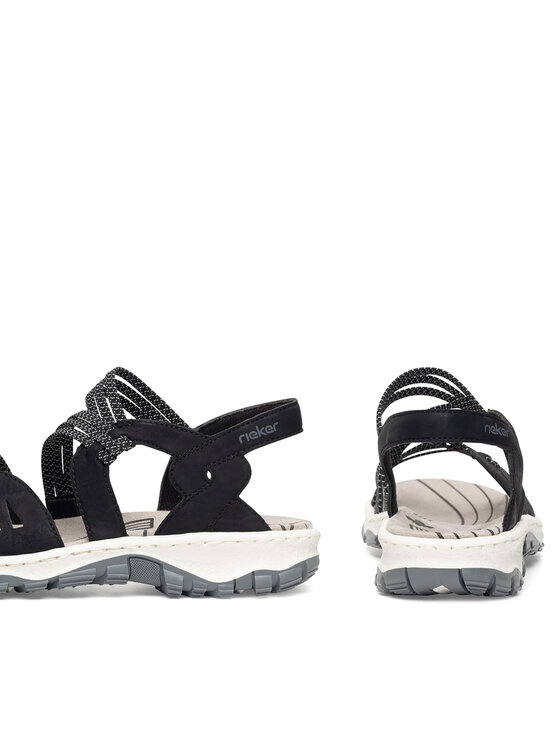 Rieker Rieker Sandalen 68882-00 Schwarz