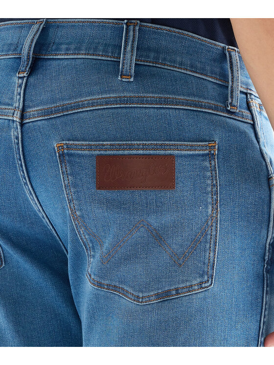 Wrangler Wrangler Jeansy 112378819 Niebieski jasny Slim Fit