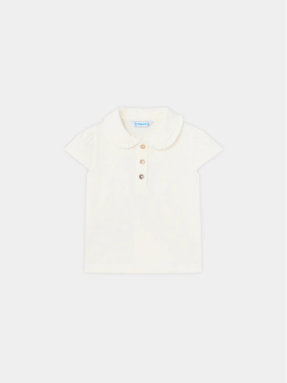 Mayoral Polokošeľa 1101 Écru Regular Fit