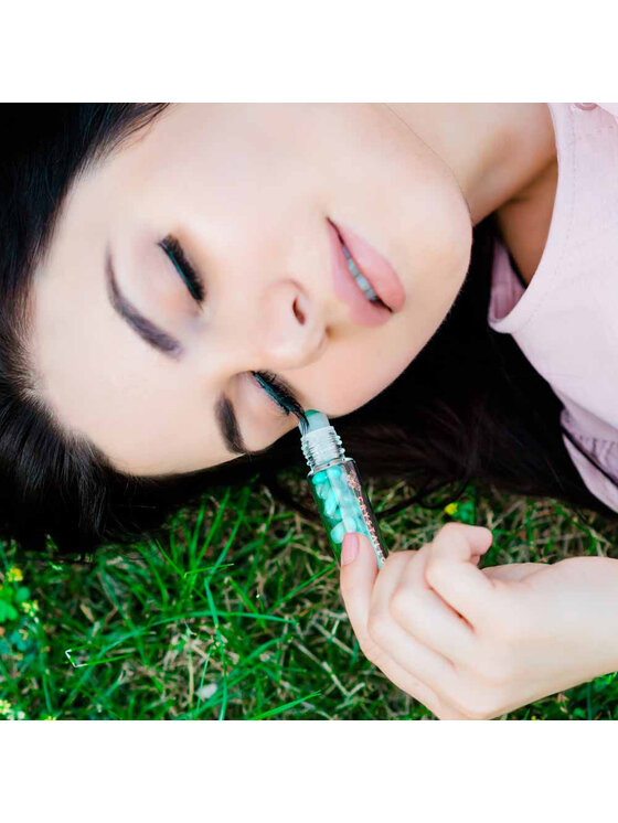 Crystallove Crystallove Buteleczka na olejek Amazonit Masażer