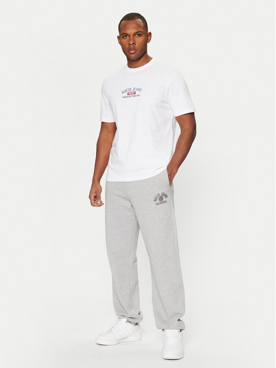 Guess Jeans Guess Jeans Тишърт M5RI77 K8FQ4 Бял Regular Fit