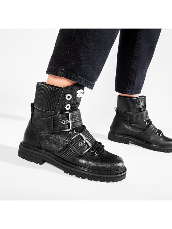 Eva Minge Eva Minge Schnürstiefeletten EM-41-08-000941 Schwarz