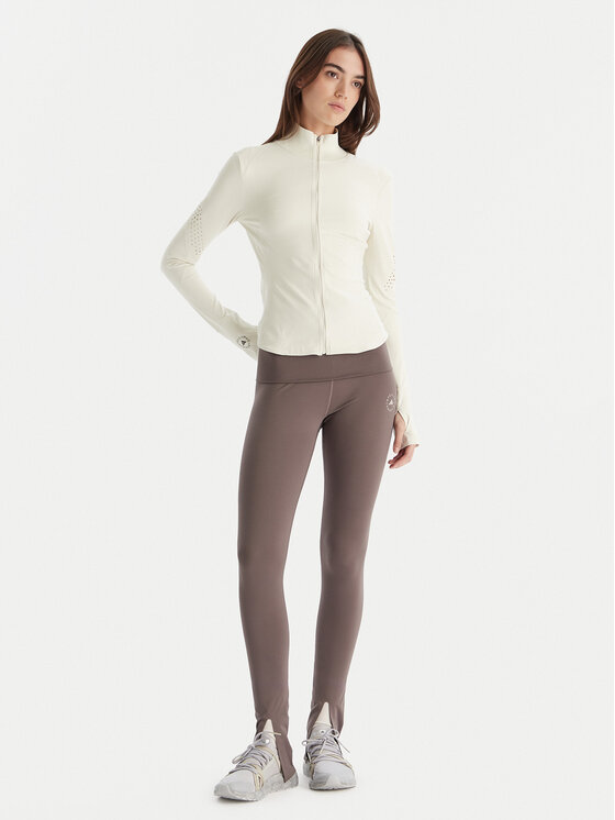 adidas by Stella McCartney adidas by Stella McCartney Funkčné tričko Training Midlayer JM1397 Béžová Slim Fit
