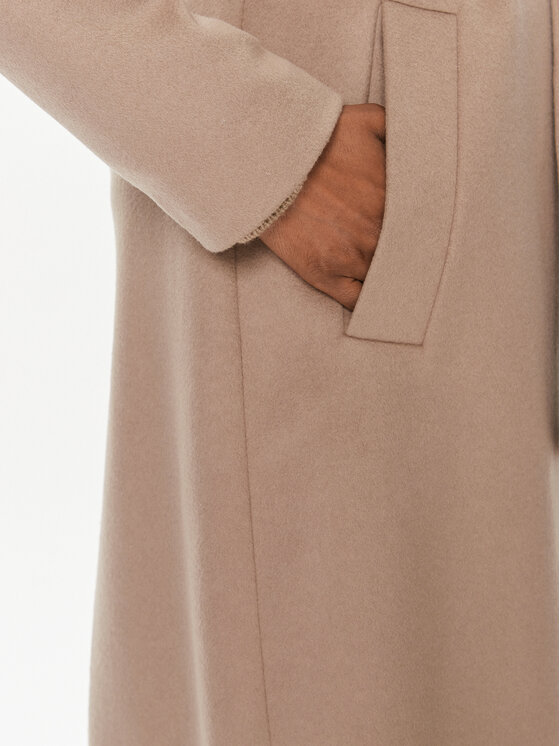 Calvin Klein Calvin Klein Wollmantel Essential K20K205937 Beige Regular Fit