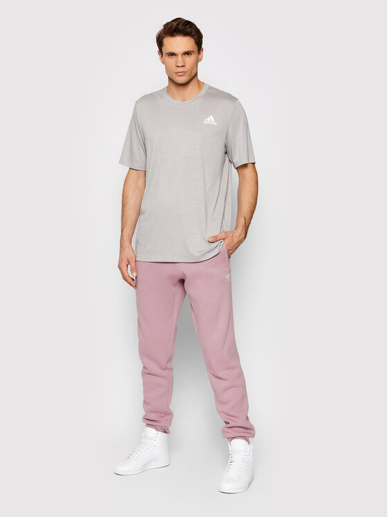 adidas adidas Sportinės kelnės adicolor Essentials HE9411 Violetinė Slim Fit